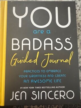 You Are a Badass Guided Journal by Jen Sincero Bookworm Reader Journal